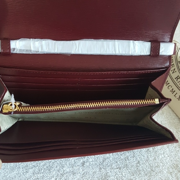 New Ralph Lauren Bennington Wallet/Crossbody - Picture 7 of 8